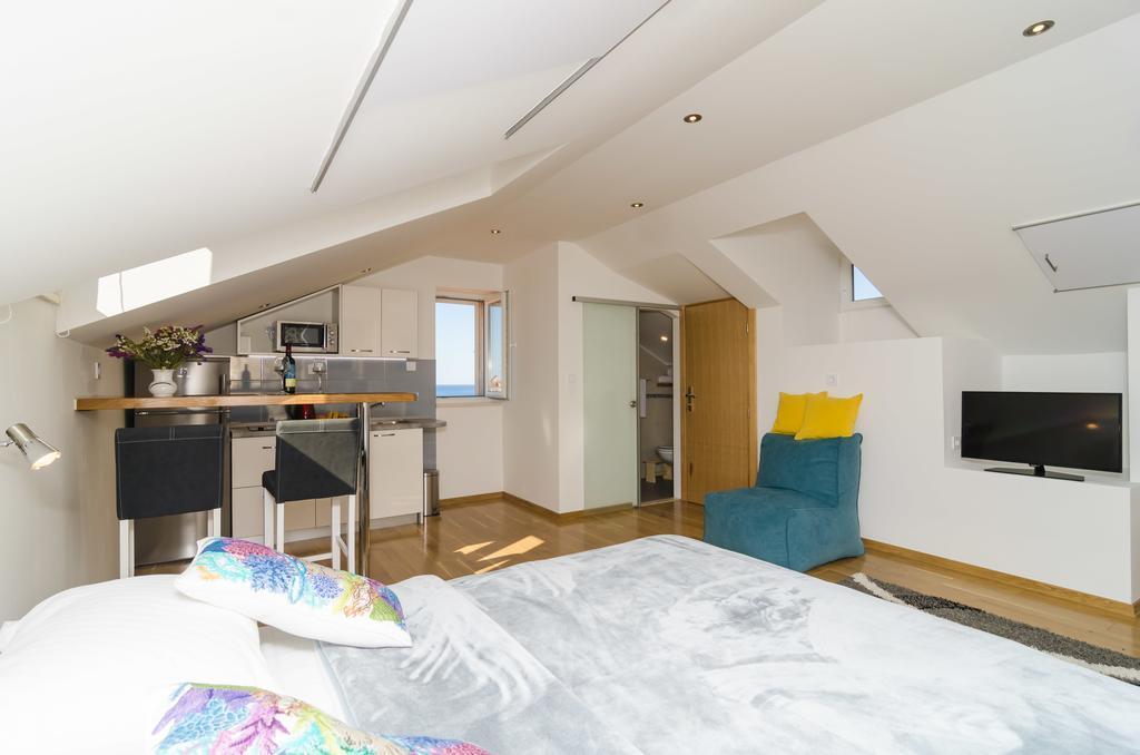 Sea View Studio Positive Place ดูบรอฟนิก ภายนอก รูปภาพ